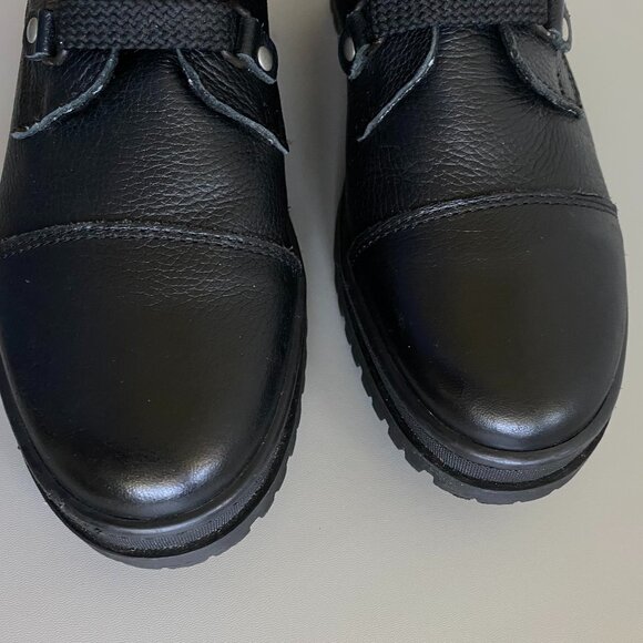 Women's Black Fur-Lined Ankle Boots - Picture 14 of 16